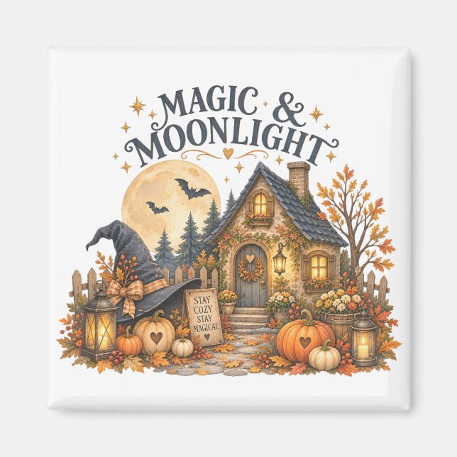 Íman Casa Encantada de Halloween da Magic & Moonlight (Frente)