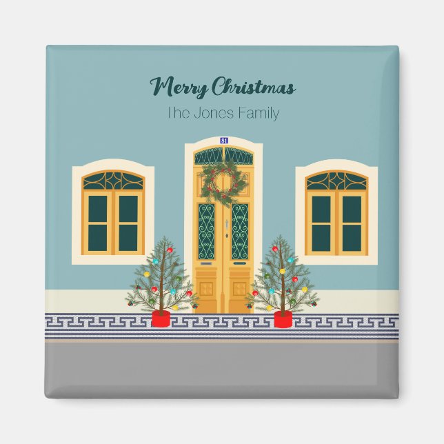 Íman Casa Festiva Portuguesa de Natal (Frente)