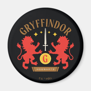 Íman Casa GRYFFINDOR™ Espada Dupla do Leão Gráfica