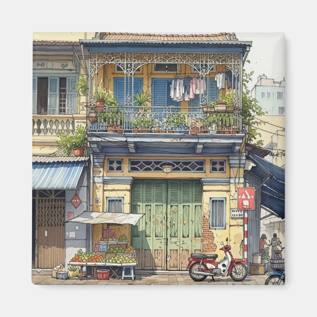 Íman Casa na Cidade de Ho Chi Minh (Frente)