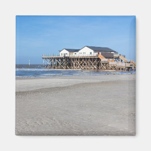 Íman Casa na praia da Rua. Peter Ording
