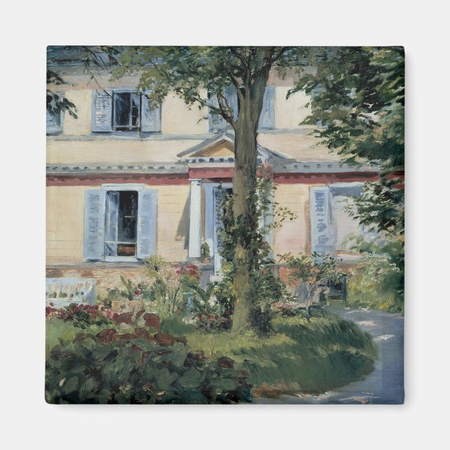 Íman Casa no Rueil por Edouard Manet (Frente)