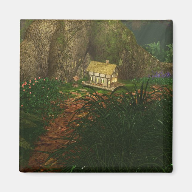 Íman Casa pequena no Grande Mago de Woods (Frente)