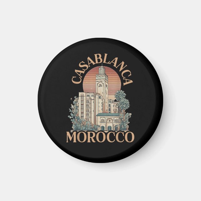 Íman cásablanca marrocos (Frente)