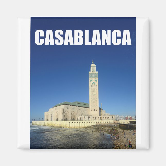 Íman Casablanca Marrocos Hassan II Mesquita, diz ser (Frente)