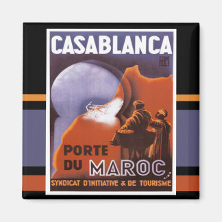 Íman Casablanca Turismo Vintage Magnet
