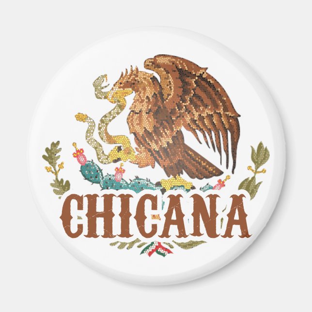 Íman Casaco de Armas Chicana no México (Frente)