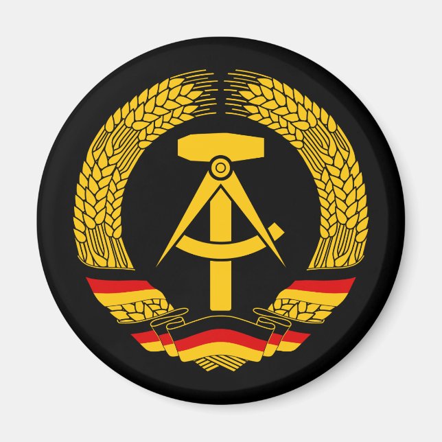 Íman Casaco de Armas da Alemanha Oriental/Selagem do Es (Frente)