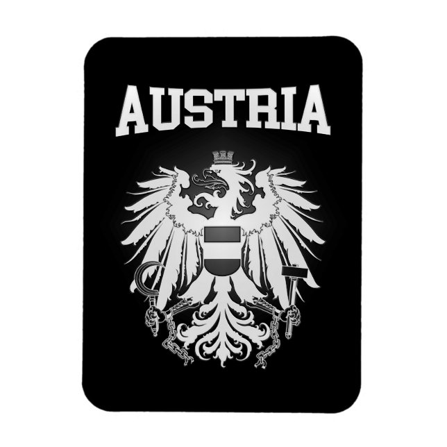 Íman Casaco de armas da Áustria (Vertical)