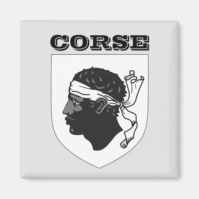 Íman Casaco de Armas da Córsega (França) (Frente)