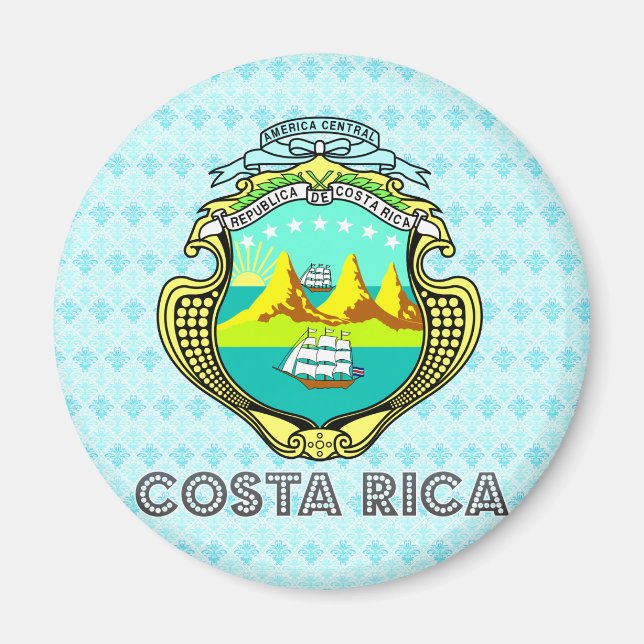 Íman Casaco de Armas da Costa Rica (Frente)