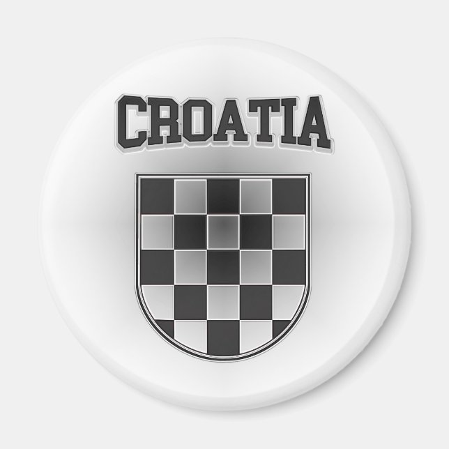 Íman Casaco de armas da Croácia (Frente)
