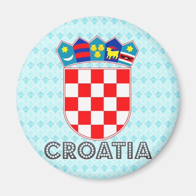 Íman Casaco de armas da Croácia (Frente)