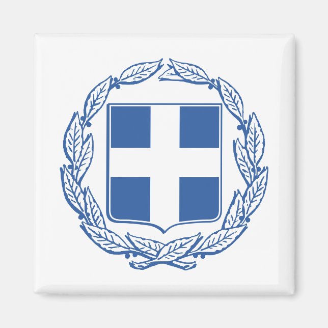 Íman Casaco de armas da Grécia (Frente)