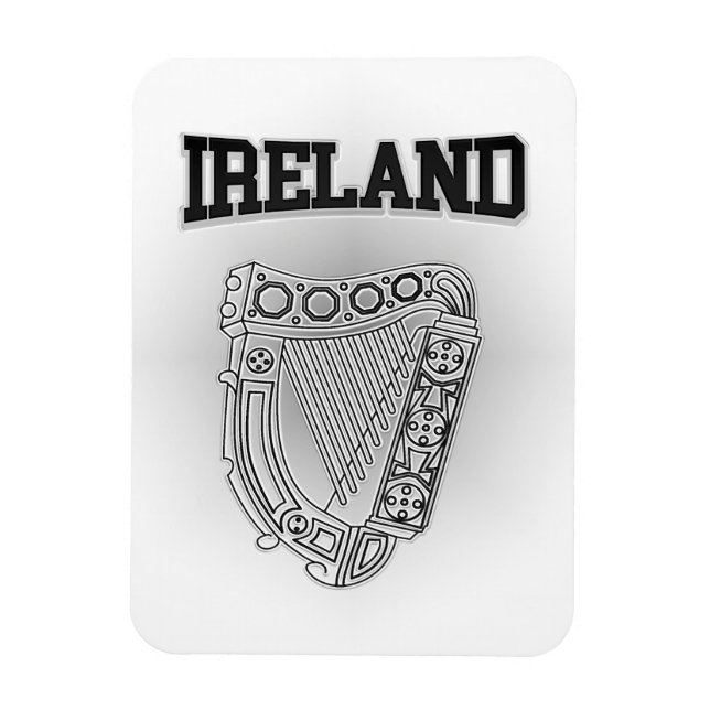 Íman Casaco de Armas da Irlanda (Vertical)