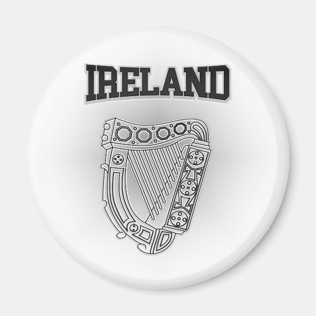 Íman Casaco de Armas da Irlanda (Frente)
