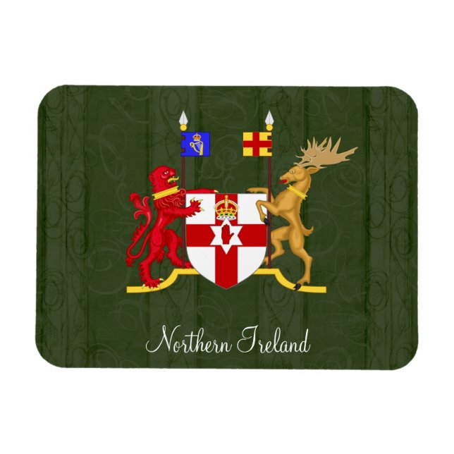 Íman Casaco de armas da Irlanda do norte (Horizontal)