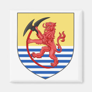 Íman Casaco de Armas da Islândia 1262 AD Magnet