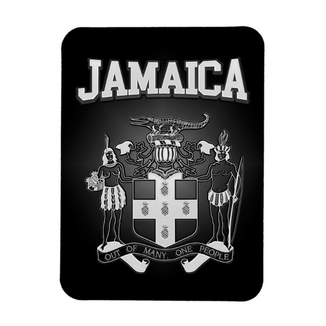 Íman Casaco de armas da Jamaica (Vertical)