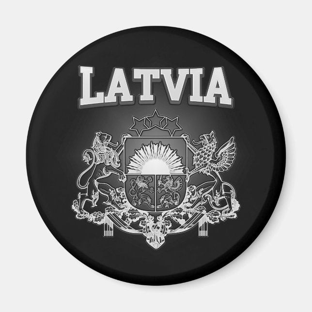 Íman Casaco de armas da Letónia (Frente)