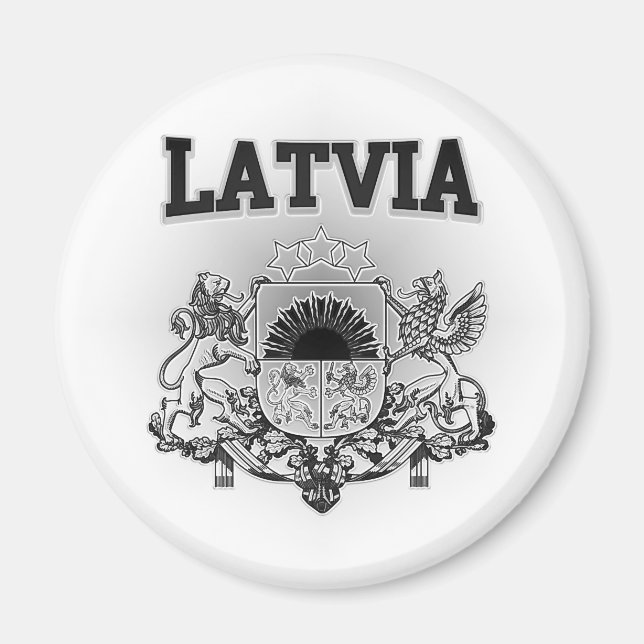 Íman Casaco de armas da Letónia (Frente)
