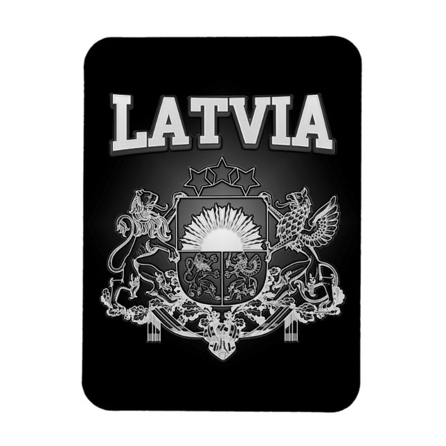 Íman Casaco de armas da Letónia (Vertical)
