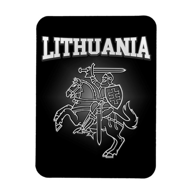 Íman Casaco de armas da Lituânia (Vertical)