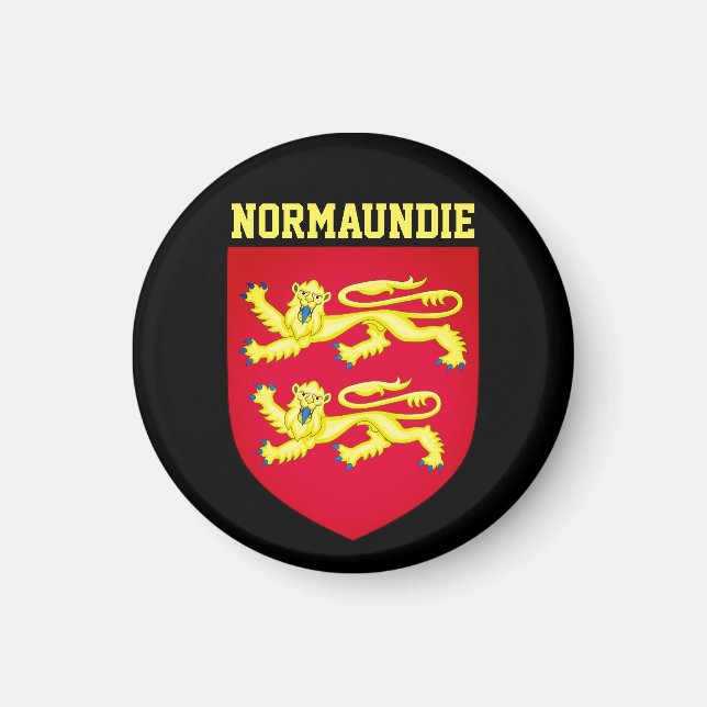 Íman Casaco de Armas da Normandia - FRANÇA (Frente)