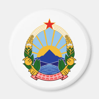 Íman Casaco de armas da SR Macedônia
