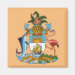 Íman Casaco de armas das Baamas (Abaco, Eleuthera)