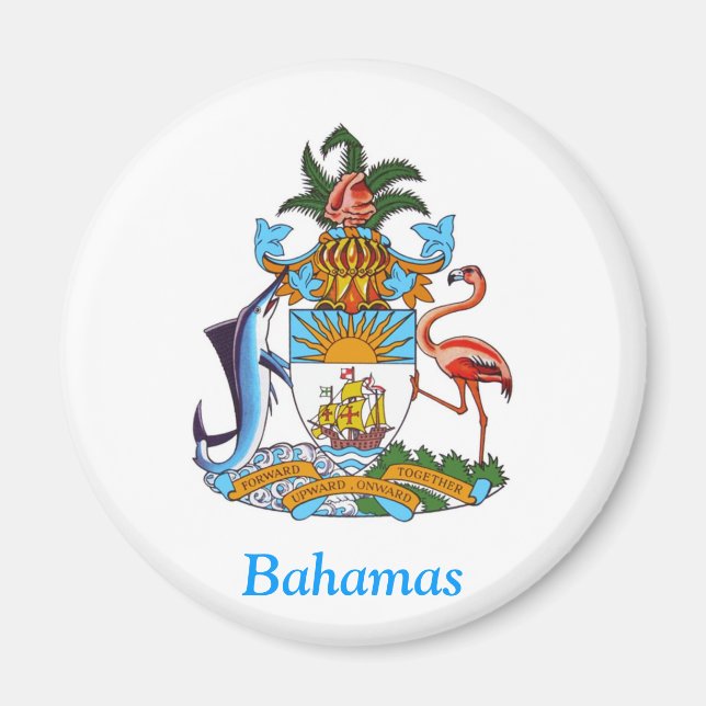 Íman Casaco de armas das Bahamas (Frente)