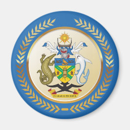 Íman Casaco de Armas das Ilhas Salomão