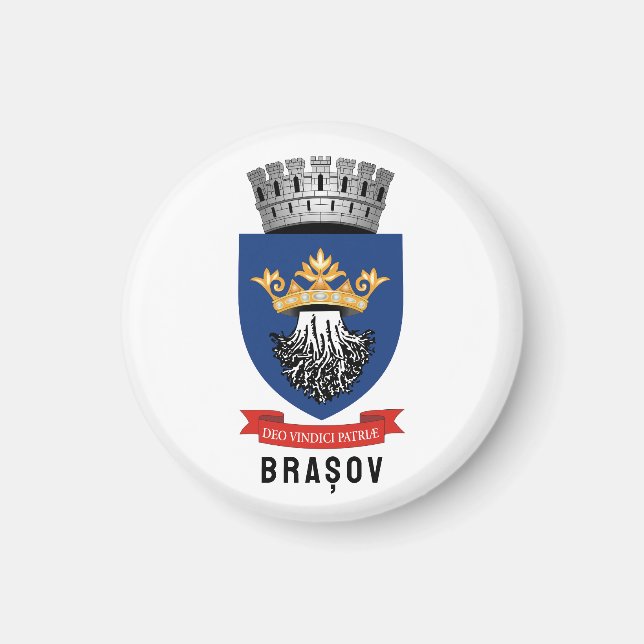 Íman Casaco de Armas de Brașov, Romênia (Frente)