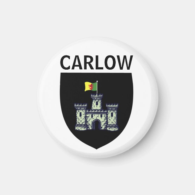Íman Casaco de Armas de Carlow (cidade), República da I (Frente)