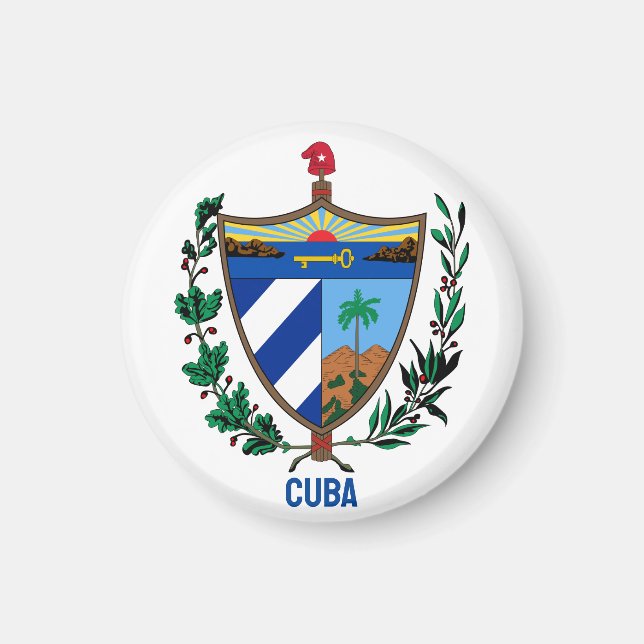 Íman Casaco de armas de Cuba (Frente)