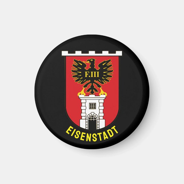 Íman Casaco de Armas de Eisenstadt - ÁUSTRIA (Frente)
