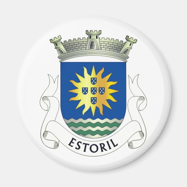 Íman Casaco de Armas de Estoril, Portugal Magnet (Frente)