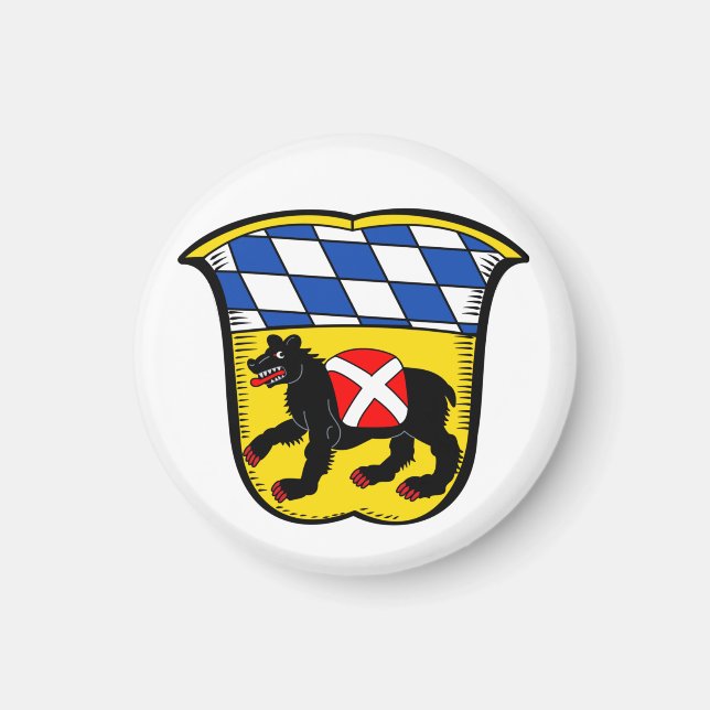 Íman Casaco de Armas de Freising, Alemanha (Frente)