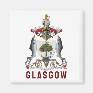 Íman Casaco de Armas de Glasgow, ESCÓCIA