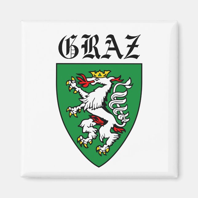 Íman Casaco de Armas de Graz - ÁUSTRIA (Frente)