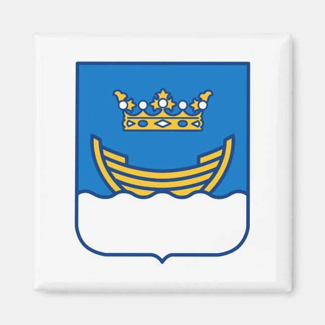 Íman Casaco de armas de Helsínquia (Finlândia) (Frente)