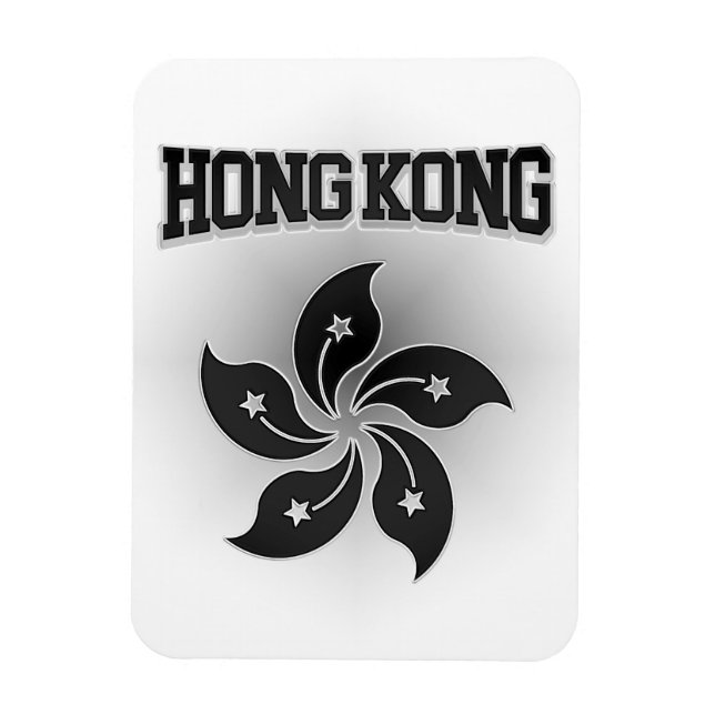 Íman Casaco de Armas de Hong Kong (Vertical)