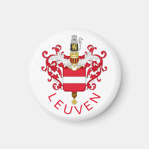 Íman Casaco de Armas de Leuven, Bélgica