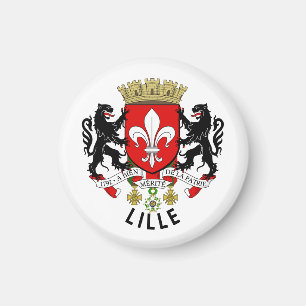 Íman Casaco de armas de Lille, França