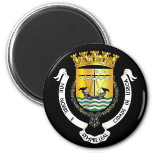 Íman Casaco de Armas de Lisboa, Portugal Magnet