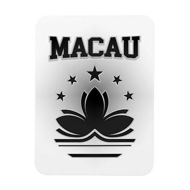 Íman Casaco de Armas de Macau (Vertical)