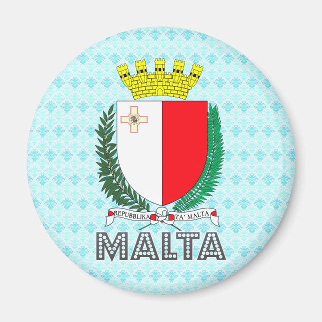 Íman Casaco de armas de Malta (Frente)