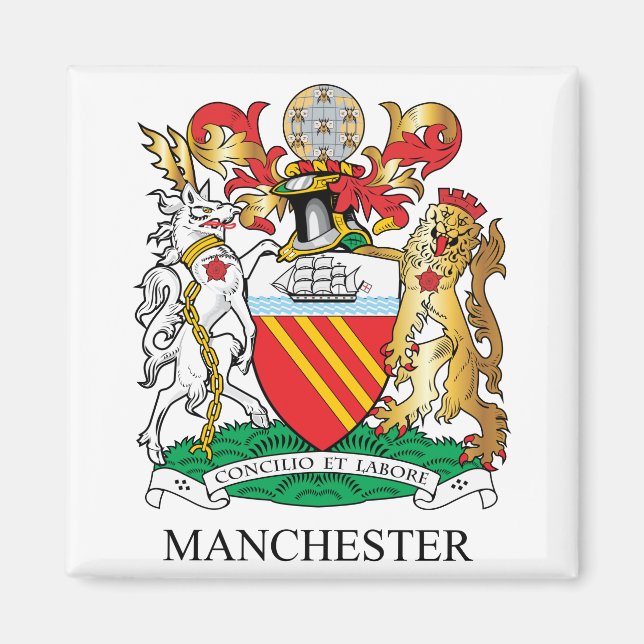 Íman Casaco de armas de Manchester (Frente)