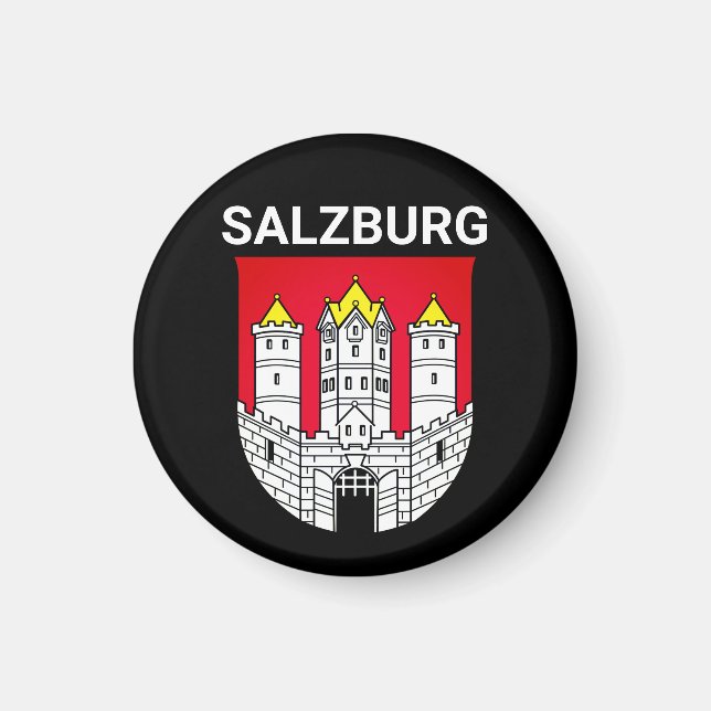 Íman Casaco de armas de Salzburgo - ÁUSTRIA (Frente)
