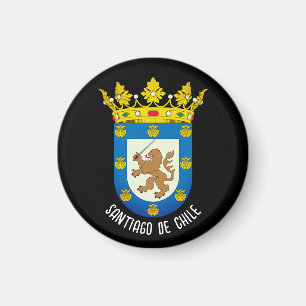 Íman Casaco de Armas de Santiago do Chile